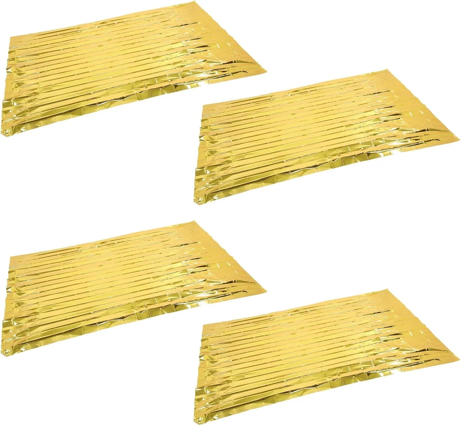 JTLB Emergency Blanket 130x210cm Portable Multifunctional Emergency Water Proof Thermal Blanket (Gold)