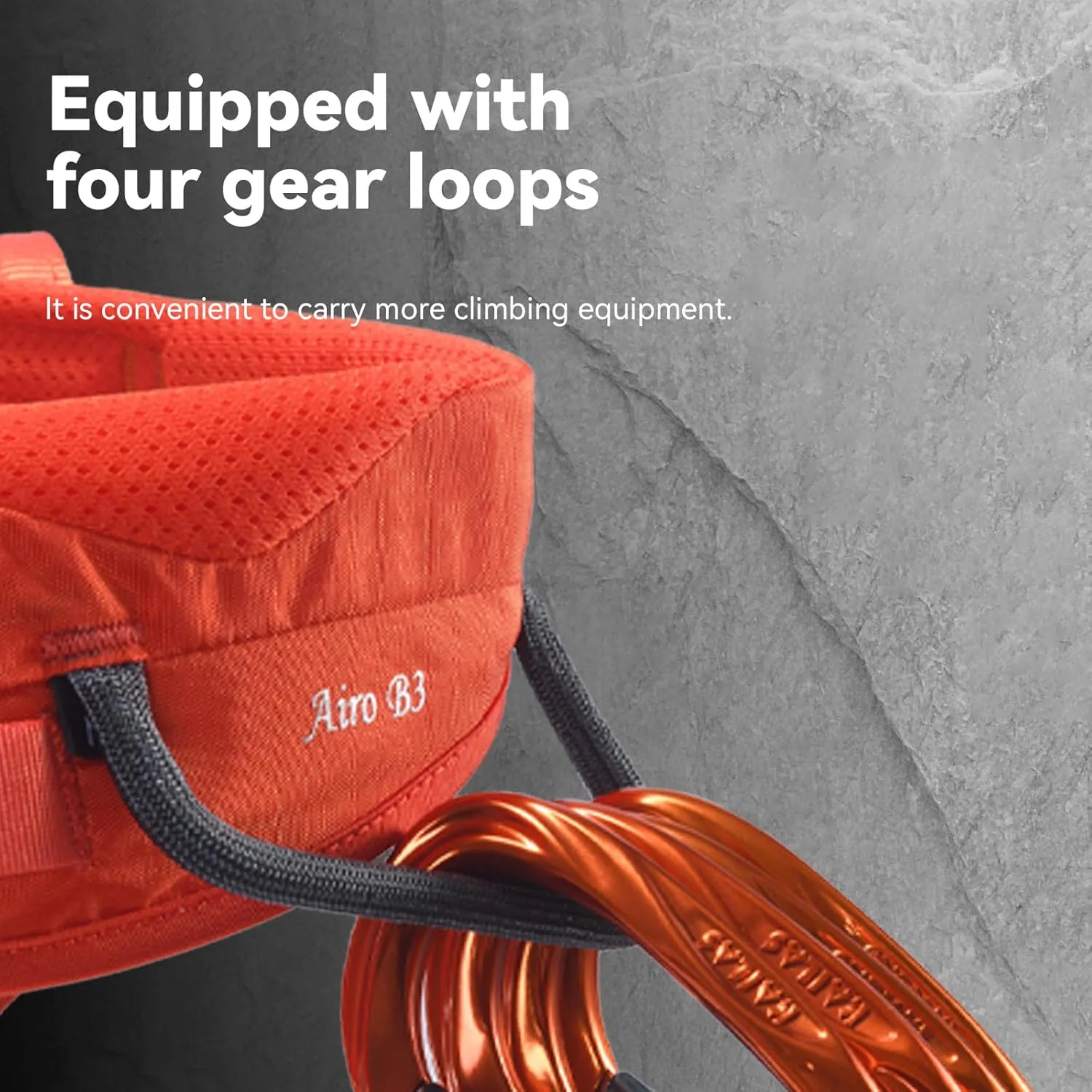 KAILAS B4 Rocking Climbing Harness Adjustable Roofing Harness Rescue Safety Harness Tree Climbing Harness Spikes