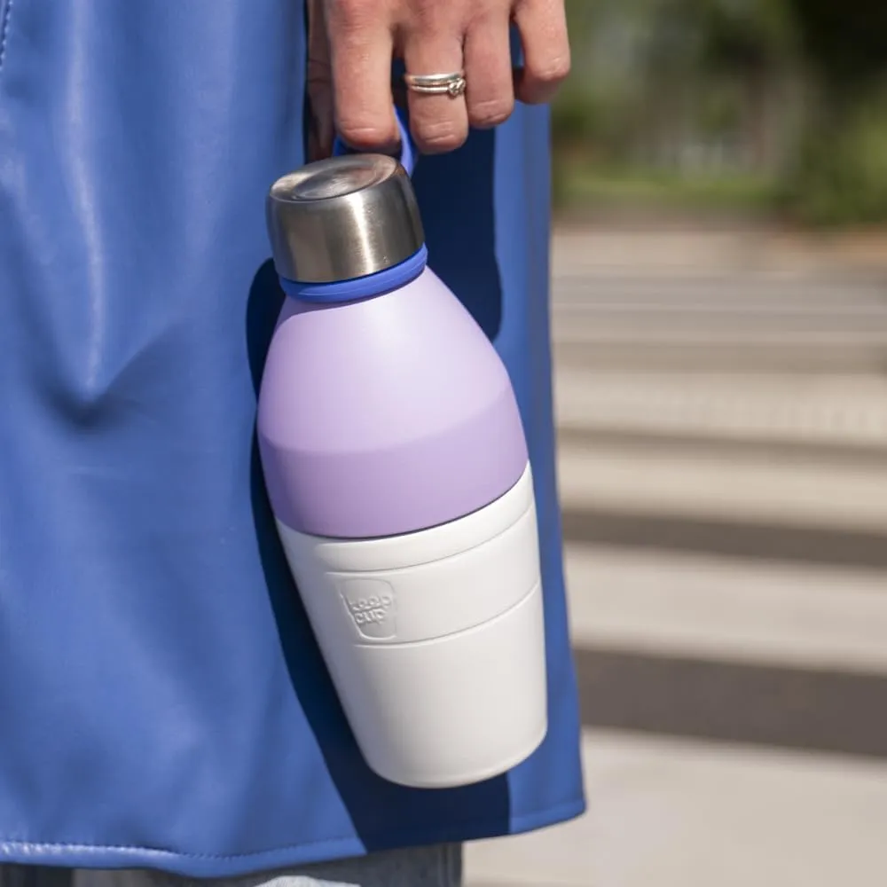 KeepCup Thermal Stainless Steel Water Bottle | Vacuum Insulated Travel Coffee Thermos Cup with Spill Proof Lid | Large | 22 oz / 660ml | Twilight