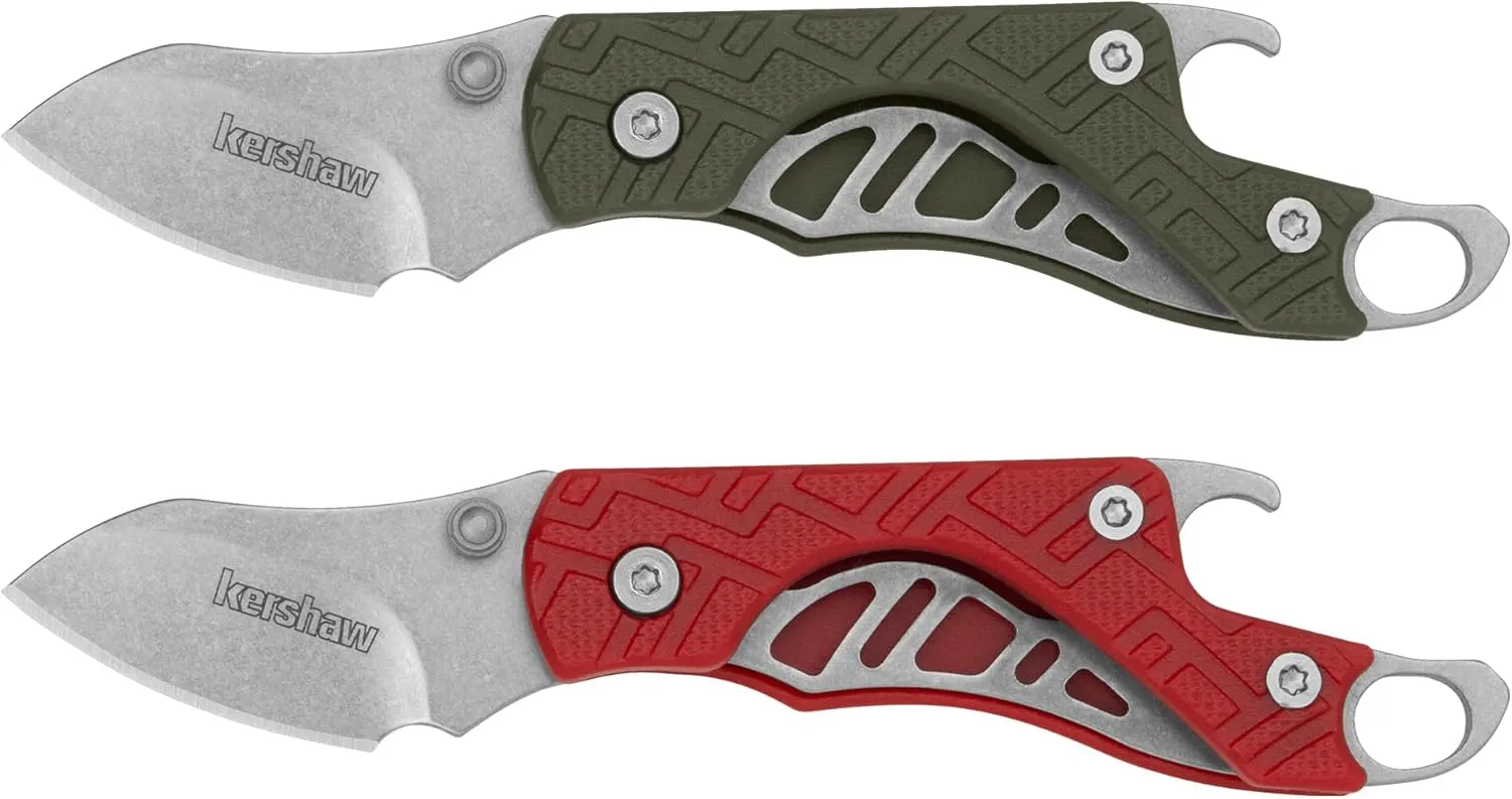 Kershaw Cinder Pocket Knife, Small Lightweight Keychain Knife