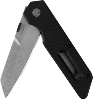 Kershaw - Mixtape Pocket Knife Bushkraft Knife Exclusive Outdoor Knife Made of 8Cr13MoV Steel Handle Made of Black TPR