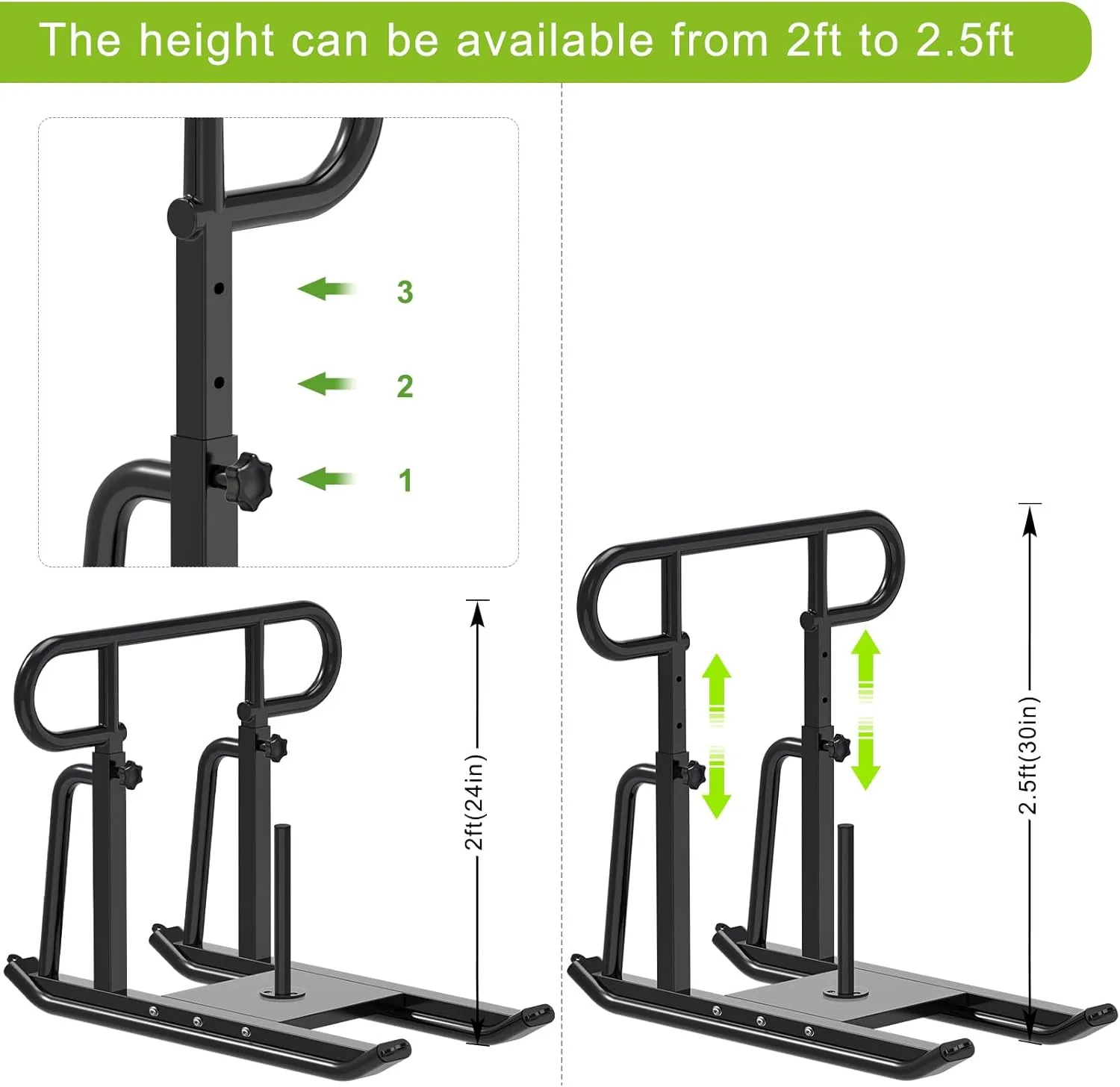 Kipika Weight Sled, Fitness Sled, Fitness Strength Training Sled, Speed Training Sled - Heavy-Duty Weight Training Equipment for Muscle Building and Explosive Power - Suitable for 1” & 2“ Weight Plate