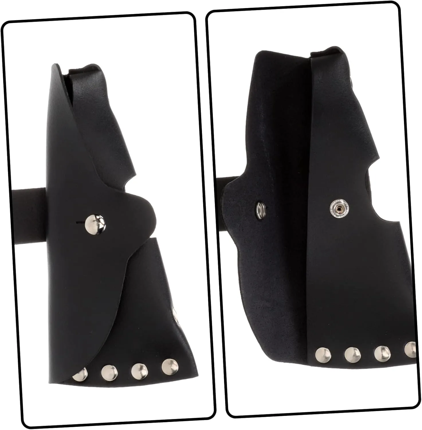 Kisangel 2pcs Professional Hatchet Cover Protective Case for Axe Portable Design for for Outdoor Enthusiasts Full Grain