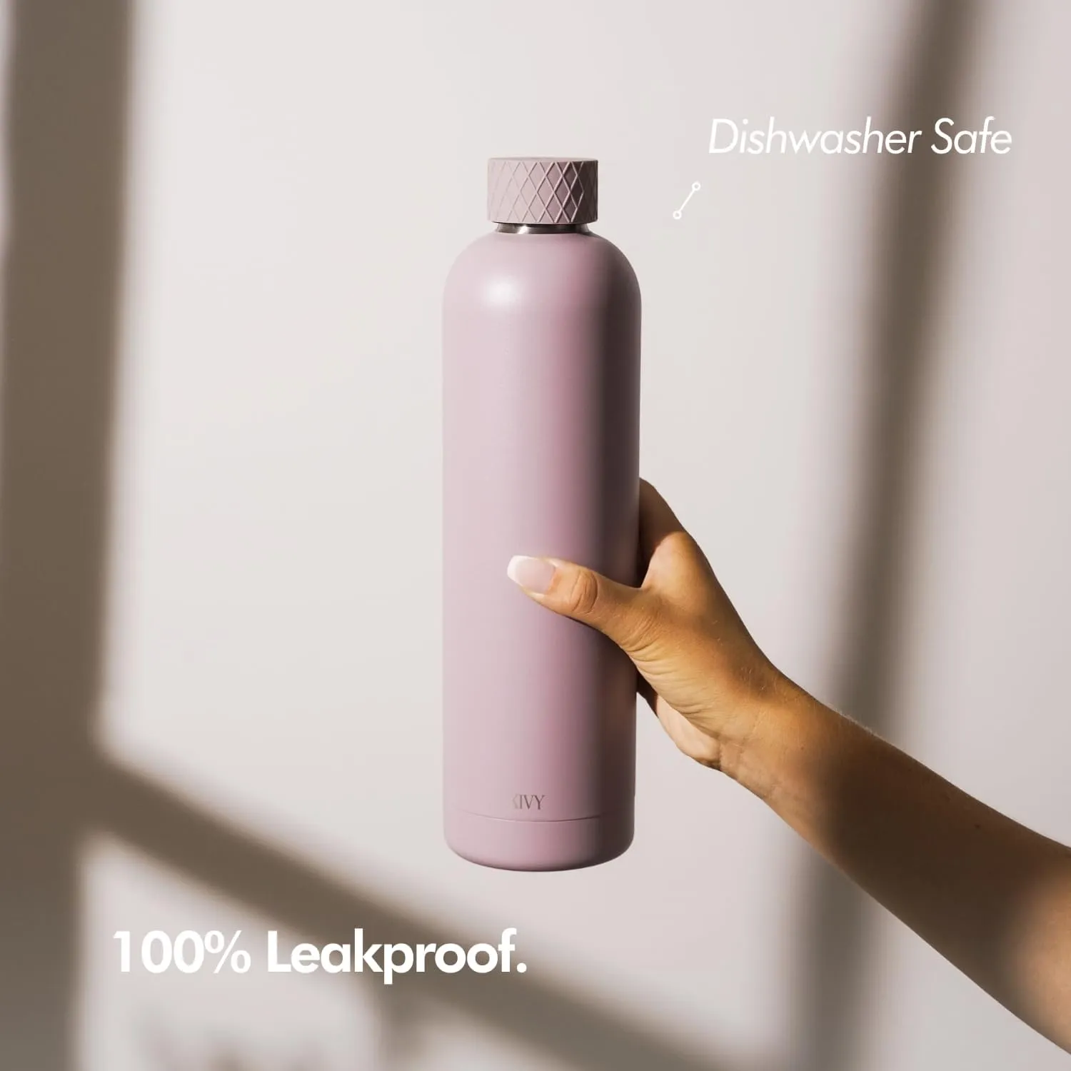 KIVY Stainless Insulated Water Bottle - 32oz Leak Proof, Gym Screw Top