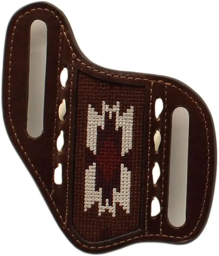 Knife Sheath Southwest Buck Lacing, Brown
