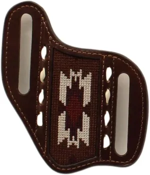 Knife Sheath Southwest Buck Lacing, Brown
