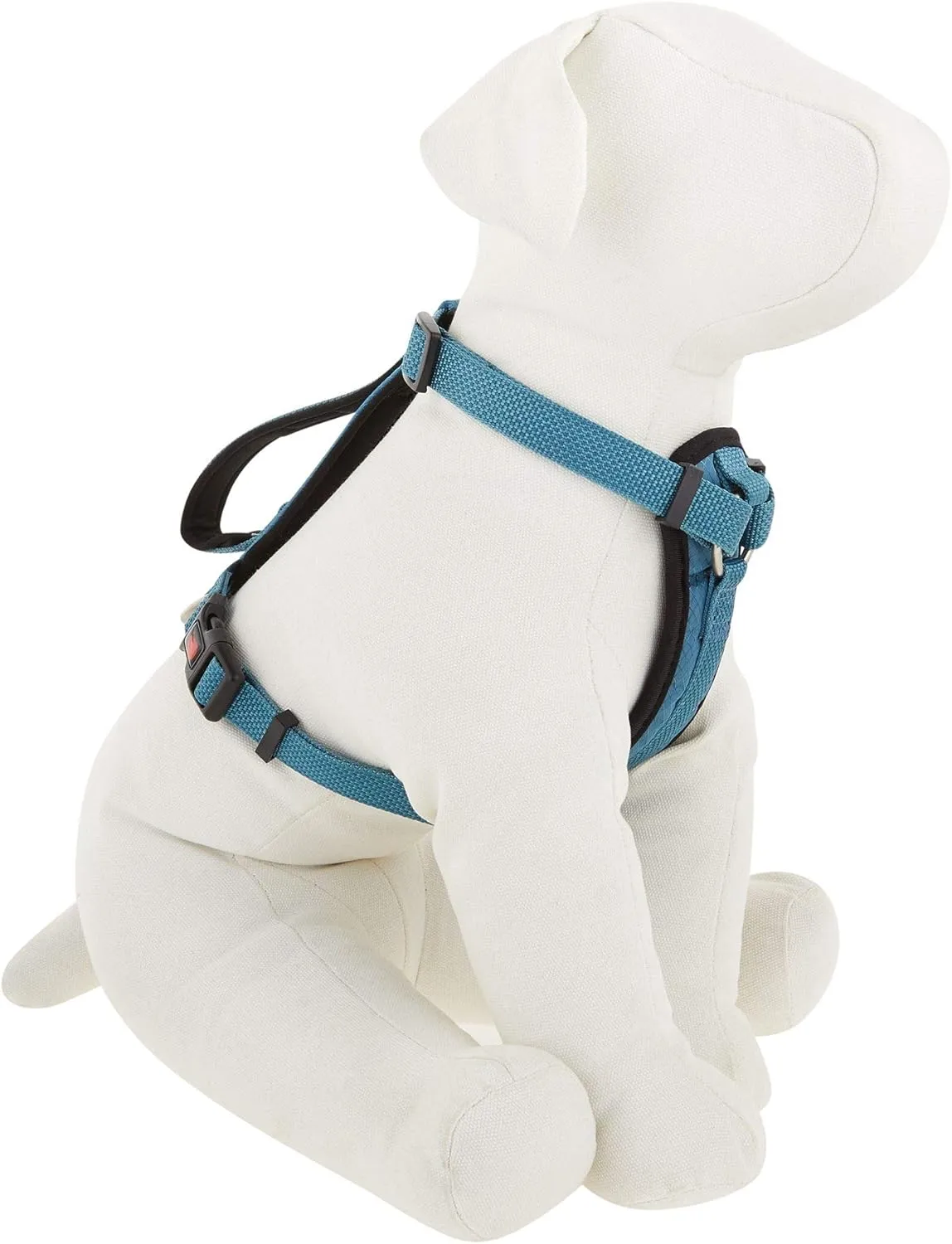 KONG Comfort Padded Chest Plate Dog Harness offered by Barker Brands Inc(Medium, Blue).