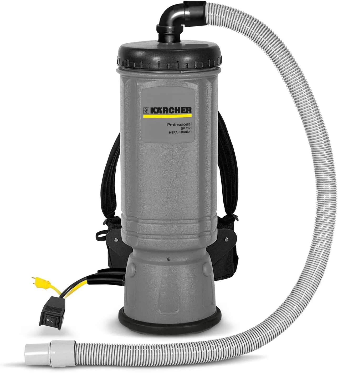 Kärcher - Commercial Backpack Vacuum Cleaner - BV 7/1 - HEPA - 112 CFM