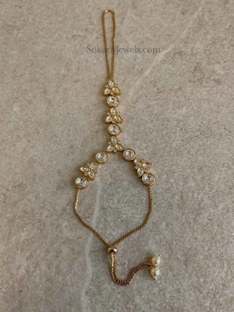 Kundan Hand Harness