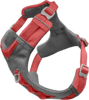 Kurgo Journey Air Dog Harness, Vest Harnesses for Dogs, Pet Hiking Harness for Running & Walking, Reflective, Padded, Includes Control Handle, No Pull Front Clip (Coral, Small)