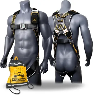 KwikSafety - Charlotte, NC - TORNADO DiamondBACK Safety Harness [Full Body Single D-Ring] Fall Protection