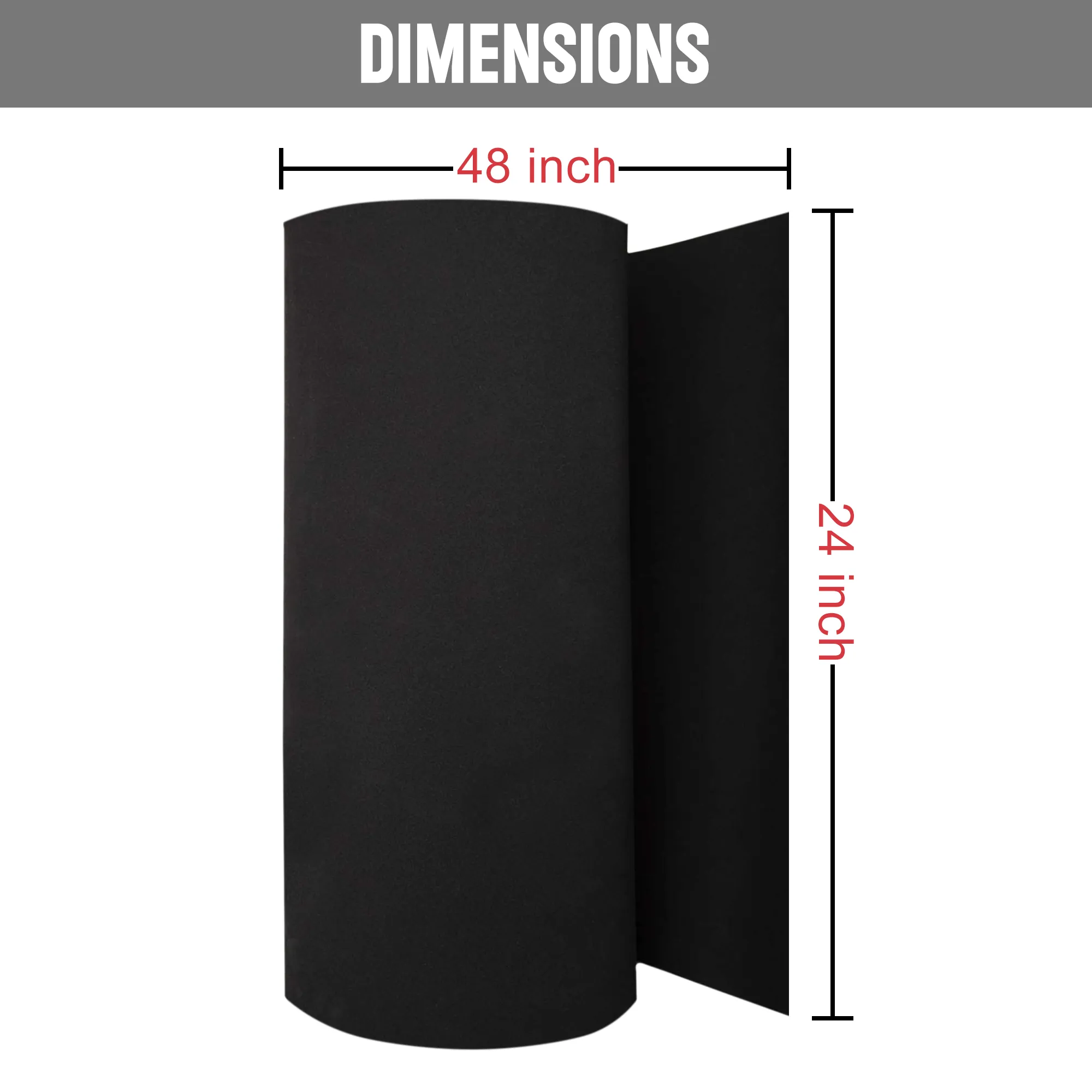 L200 XLPE FOAM SHEETS – 1/4″ THICK – BLACK/NATURAL