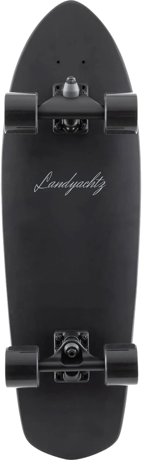 Landyachtz - Pocket Knife Black Complete Skateboard - 9.1x29.6