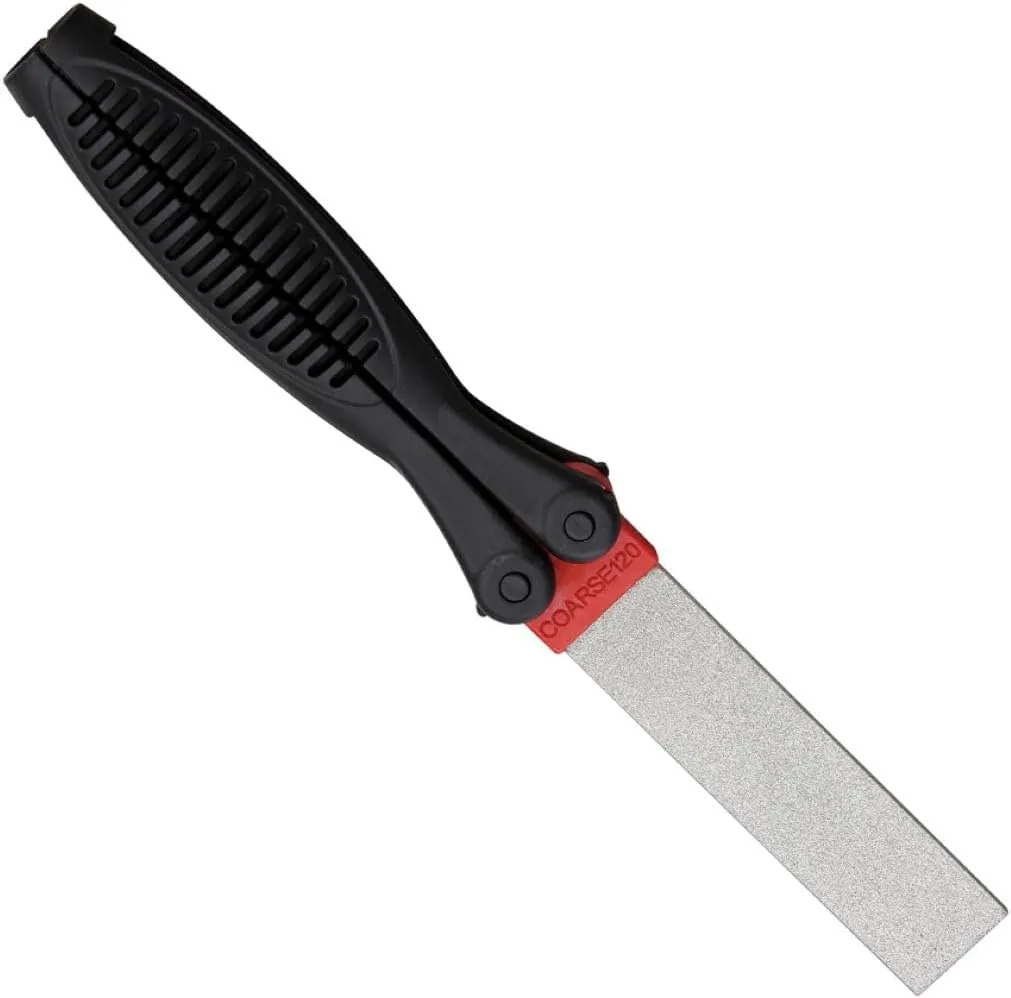 Lansky Double-Sided Folding Diamond Knife Sharpener Paddle: Coarse/Fine (120/600 Grit) - FP1260