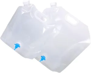 Large Capacity Collapsible Drinking Water Bag Portable Water Storage Pouch for Outdoor Camping Hiking