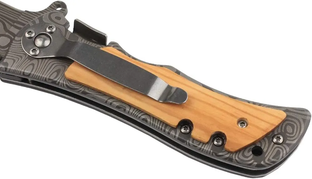 Laser Engraved Pocket Knife with monogrammed from A-Z