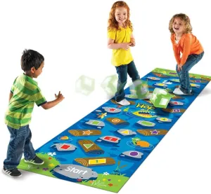 Learning Resources Crocodile Hop Floor Game - Ages 3  Indoor Games for Toddlers, Gross Motor Skills Toys for Kids, Preschool Learning Activities