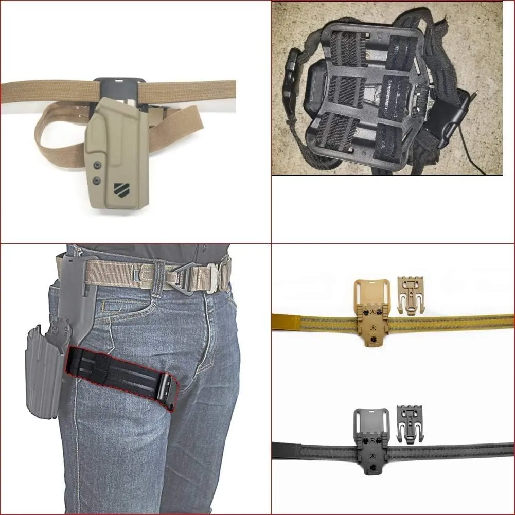 Leg Strap for Drop Leg Holster Tactical Thigh Belt for Gun Holsters Knife 1.5in/36mm EDC Leg Hanger for Men Women