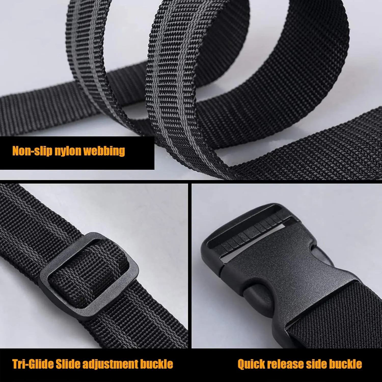 Leg Strap for Drop Leg Holster Tactical Thigh Belt for Gun Holsters Knife 1.5in/36mm EDC Leg Hanger for Men Women