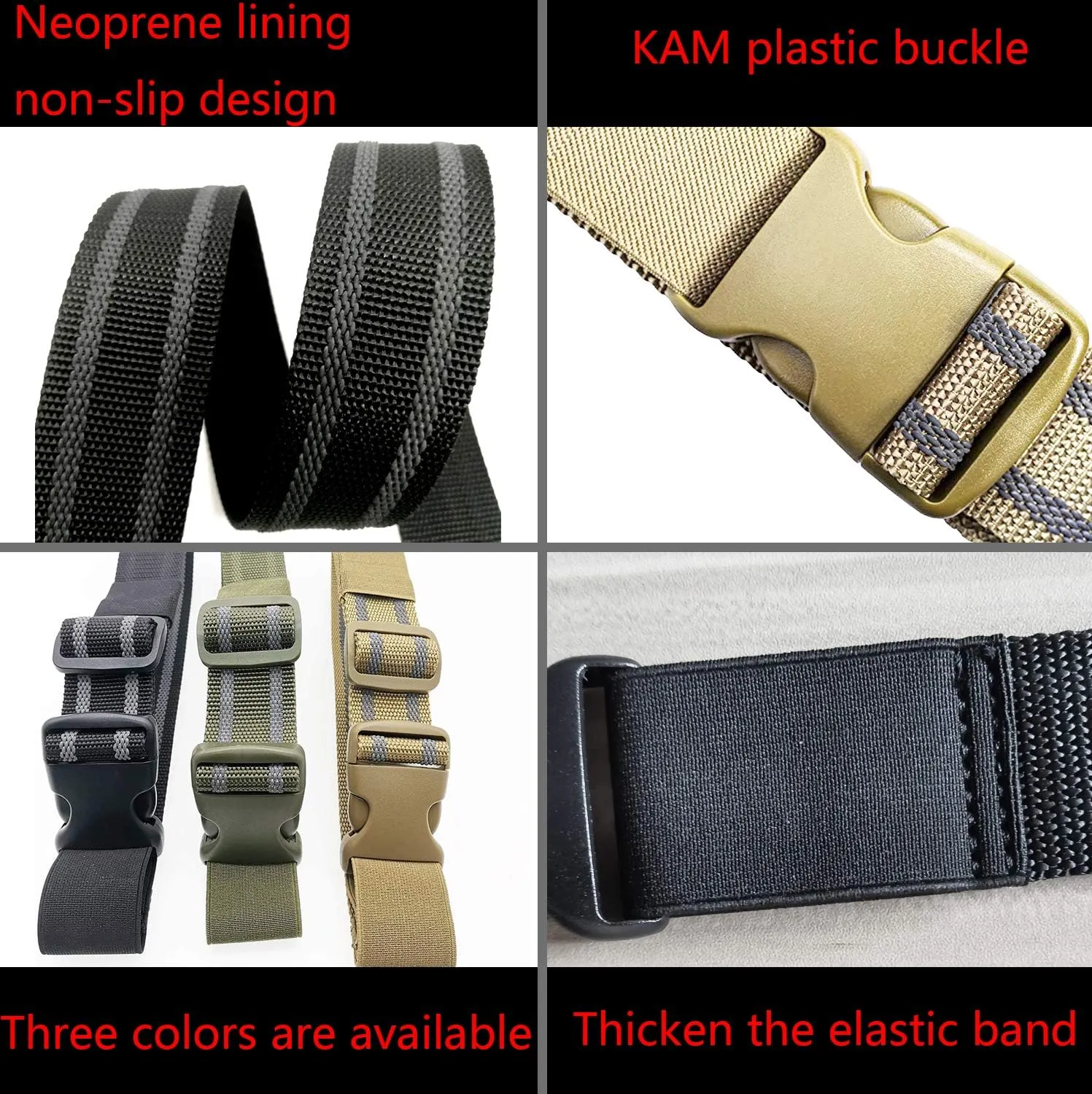 Leg Strap for Drop Leg Holster Tactical Thigh Belt for Gun Holsters Knife 1.5in/36mm EDC Leg Hanger for Men Women
