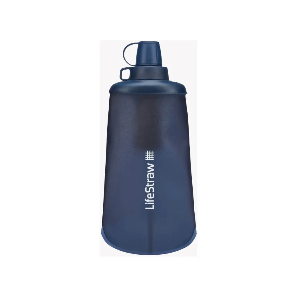 LifeStraw Peak Series 650ml Squeeze Bottle - Mountain Blue