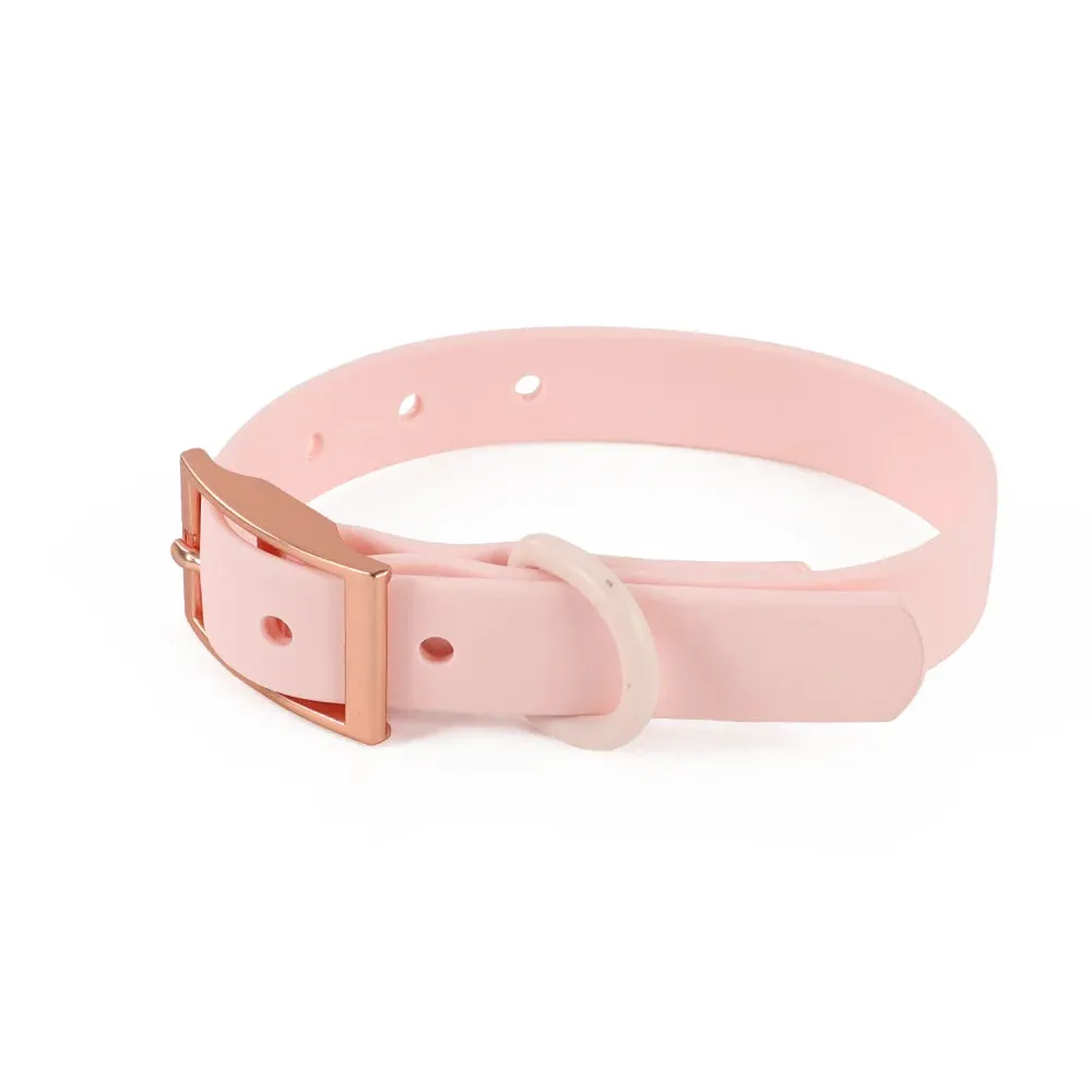 Light Pink Double Dog Leash Set - Adjustable PVC Harness