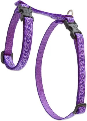LupinePet Originals 1/2" Jelly Roll 12-20" H-Style Harness for Small Pets