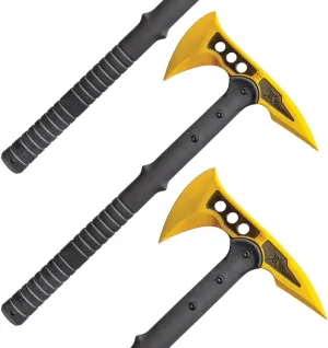 M48 Steel Mistress Tactical Tomahawk with Sheath - Cast 2Cr13 Stainless Steel Head, Blade and Penetrating Spike, Fiberglass and Nylon Reinforced Handle, Perfect for Breaching - Length 15 1/2"