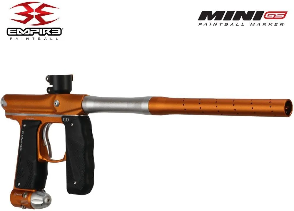 Maddog Empire Mini GS Full Auto Paintball Gun Marker w/HPA Tank, Empire Halo Too Loader, Thermal Anti-Fog Paintball Mask Goggle, Neck Protector, 4 3 Harness & (4) Pods Starter Package
