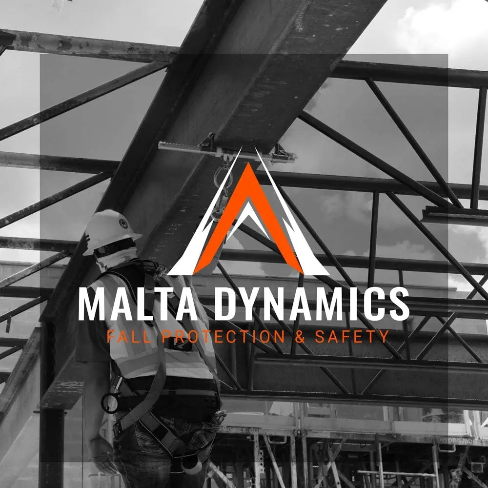 Malta Dynamics Razorback Elite Safety Harness – Lightweight Safety Harness Fall Protection Kit with Sewn in Belt and Sternal D-Rings for Fall Arrest, OSHA & ANSI Compliant (XL-XXL)