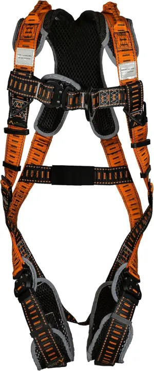 Malta Dynamics Razorback Elite Safety Harness – Lightweight Safety Harness Fall Protection Kit with Sewn in Belt and Sternal D-Rings for Fall Arrest, OSHA & ANSI Compliant (XL-XXL)