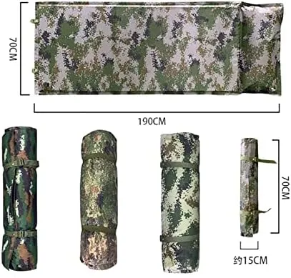 Mat Automatic Air Mattress Ultralight Folding Camping Bed Picnic Mat Inflatable Sleeping Pad (Starry Sky 190 Cm)