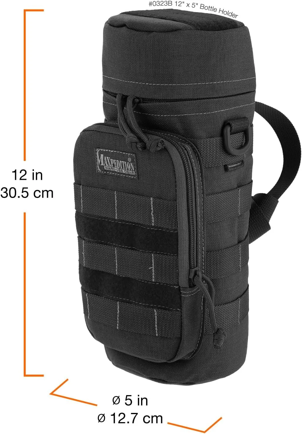 MAXPEDITION 12-Inch X 5-Inch Bottle Holder