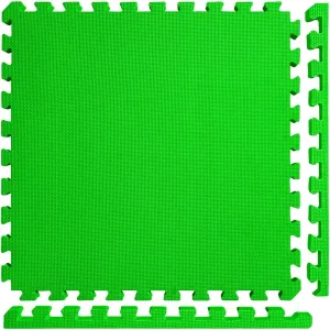 Meister X-THICK 1.5" Interlocking EVA Foam Mats - 2X Cushion for Wrestling, MMA Takedowns & Gymnastics - 2'x2' Tiles