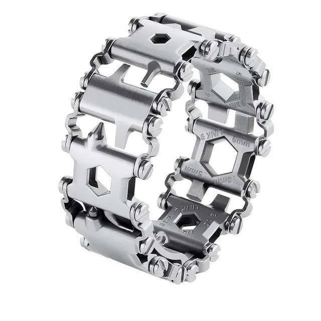 Men Outdoor tread screw driver Survival Bracelet Watchband Multifunctional Bracelet Screwdriver Emergency Kit Multi