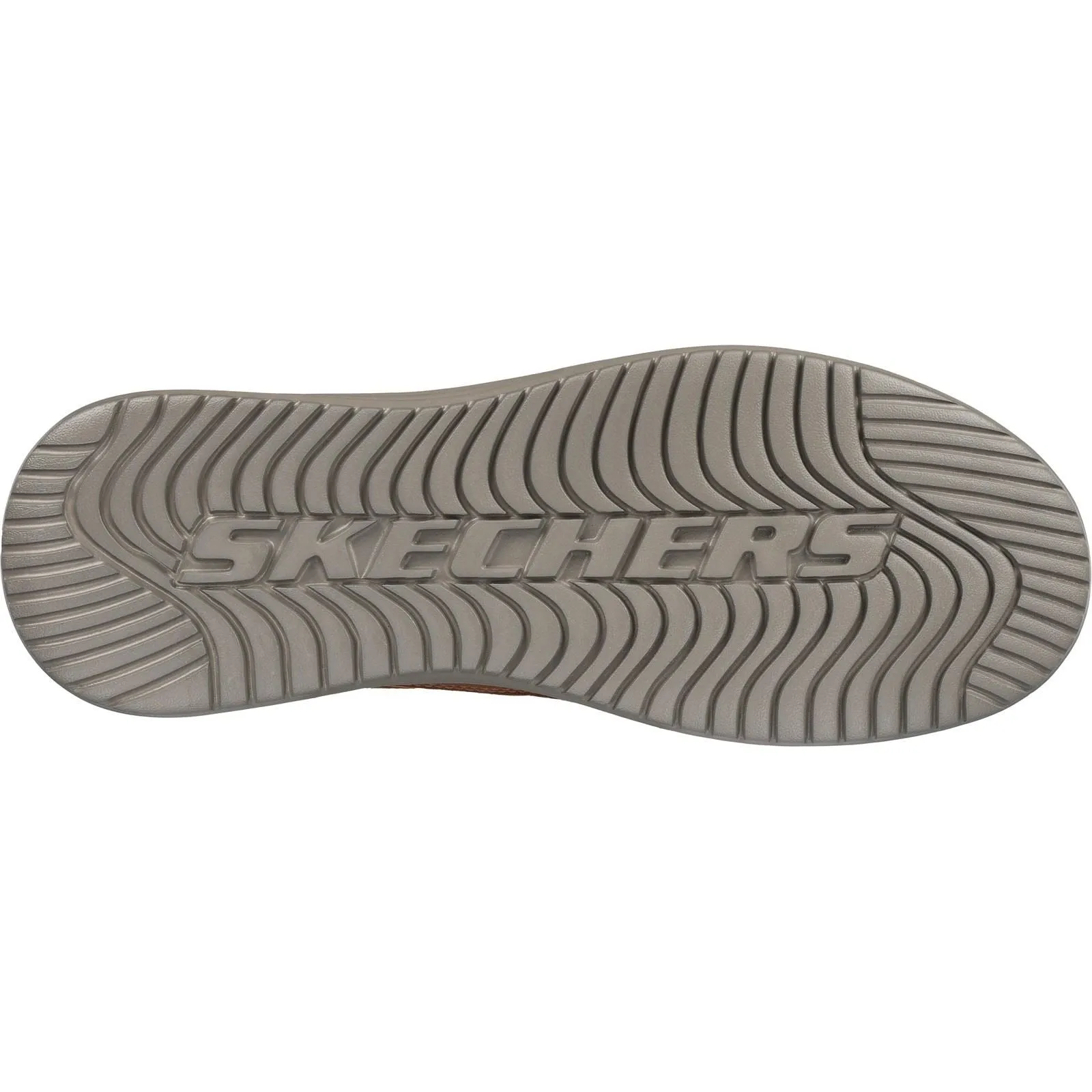 Men's Wide Fit Skechers 204875 Proven Aldeno Trainers - Dark Brown