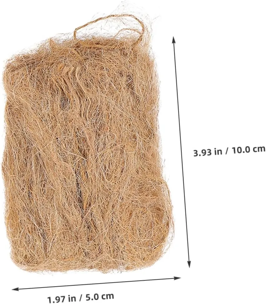 MERRYHAPY 6pcs Jute Silk Fire Starters for Camping Natural Fire Starter Ropes for Fire Pit Grill Survival Gear