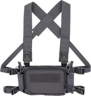 Micro Chest Rig with 5.56/ 9mm Airsoft Mag Pouch & Tactical X Harness