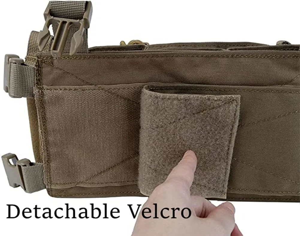 Micro Chest Rig with 5.56/ 9mm Airsoft Mag Pouch & Tactical X Harness
