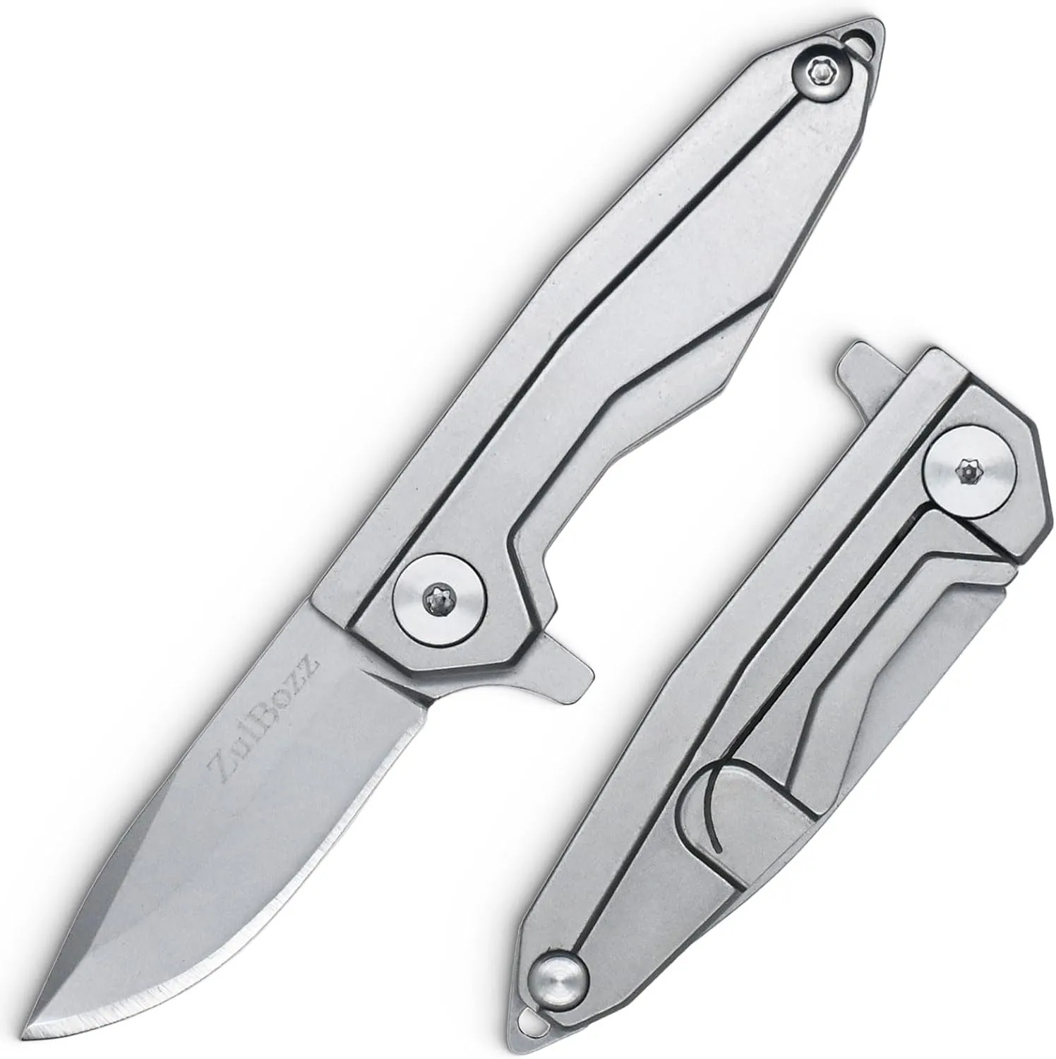 Mini Pocket Knife, 4.8 Inch D2 Blade Folding Knife for Camping, Hiking, EDC Keychain Knife, Unboxing Packages, Survival Gear, Small Outdoor Knife, Home Tools, Christmas Gifts for Men & Women