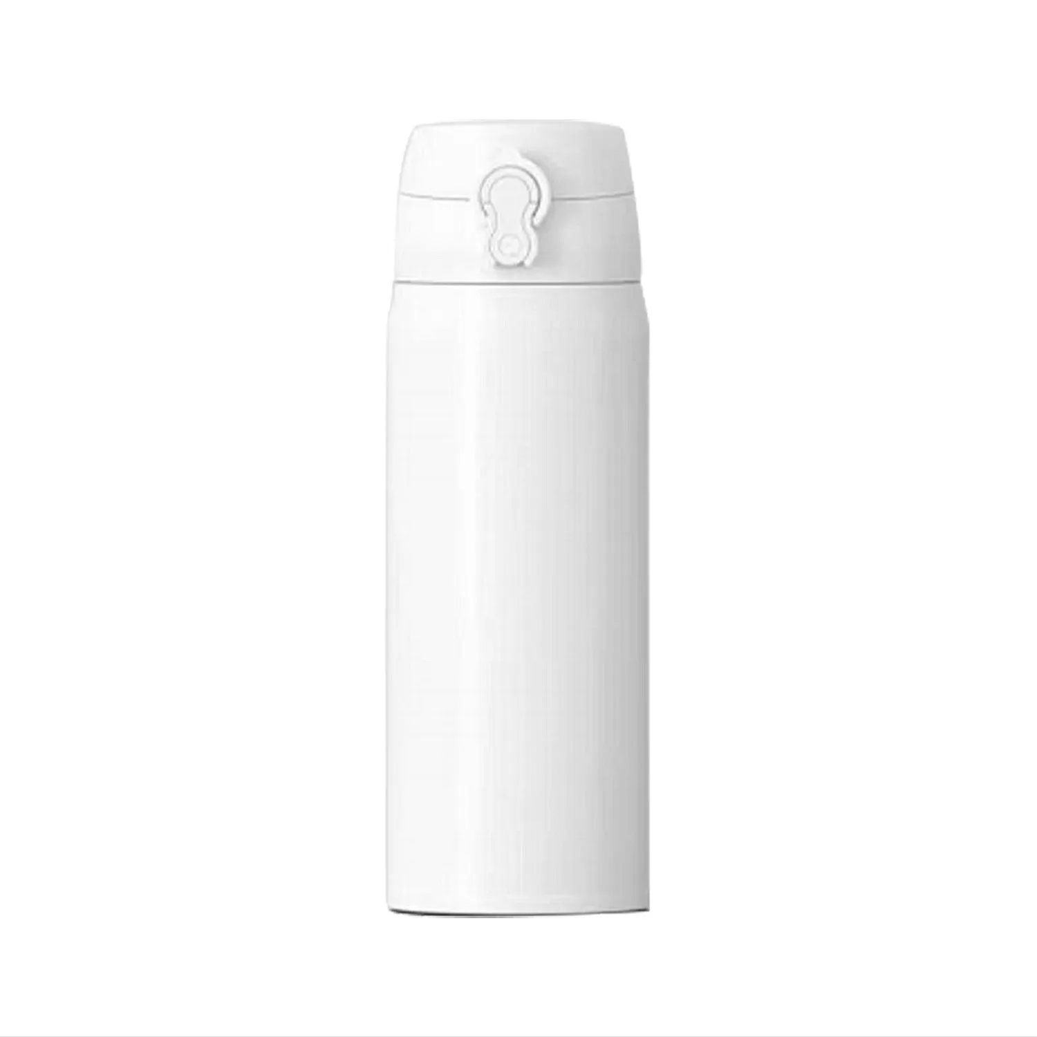MINISO Classic Insulated Bottle with Auto Flip Lid (450mL, White)