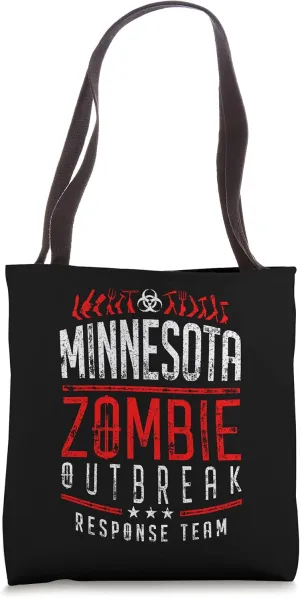 Minnesota Zombie Outbreak Response Team Halloween Tote Bag