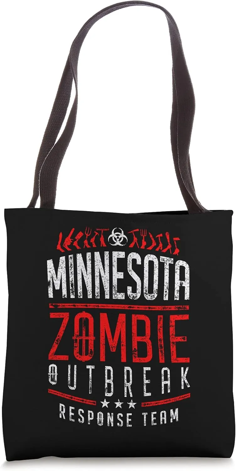 Minnesota Zombie Outbreak Response Team Halloween Tote Bag
