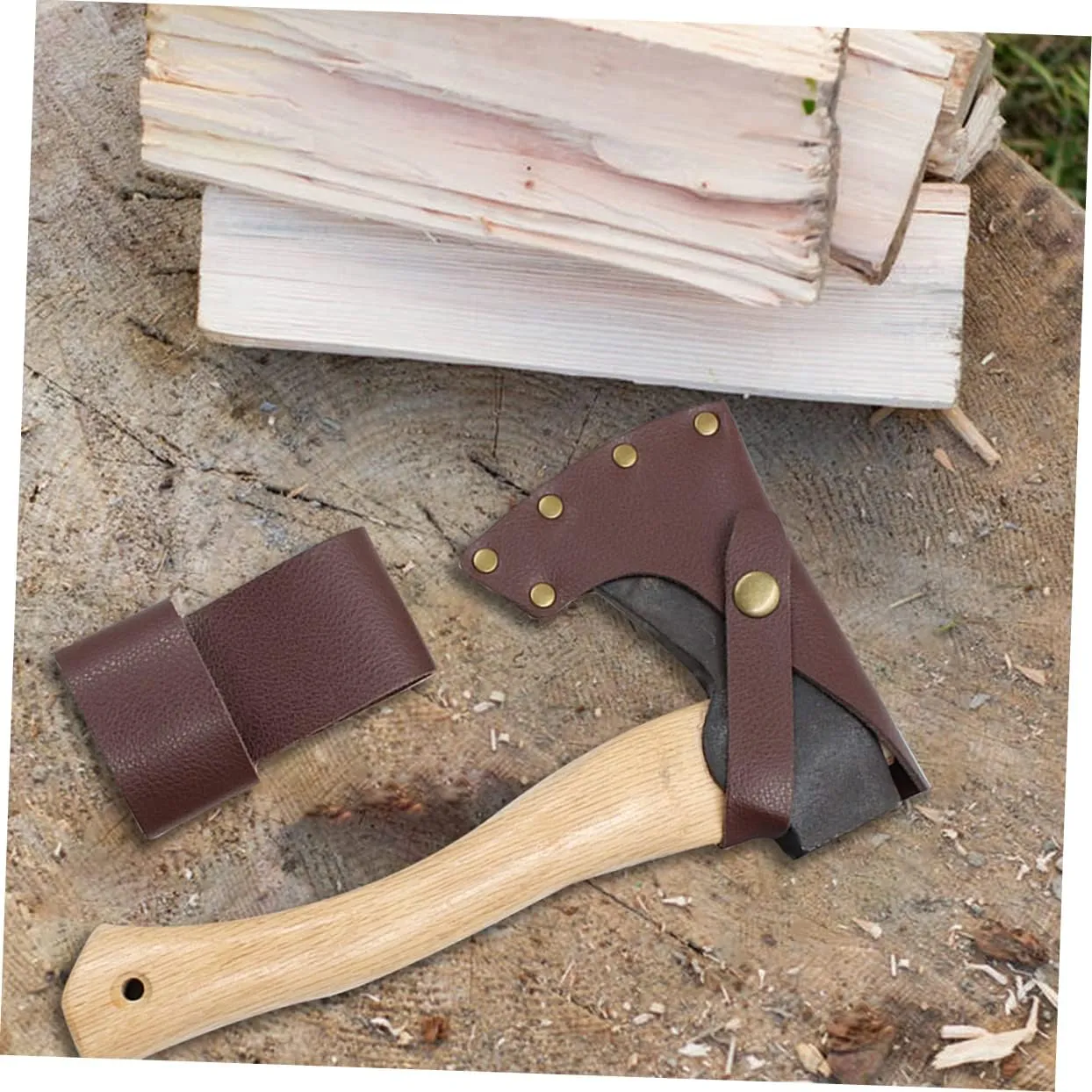 Mipcase Ax Protector Hatchet Sleeve Camping Gear Chopping Axe Guard Cover Axe Case Camping Axe Camping