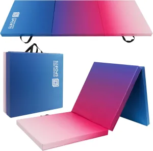 Modern-Depo Gymnastics Mat Tri-Fold 6'X2'X2" Thick With Handle, Waterproof Cover, 100% EPE Core