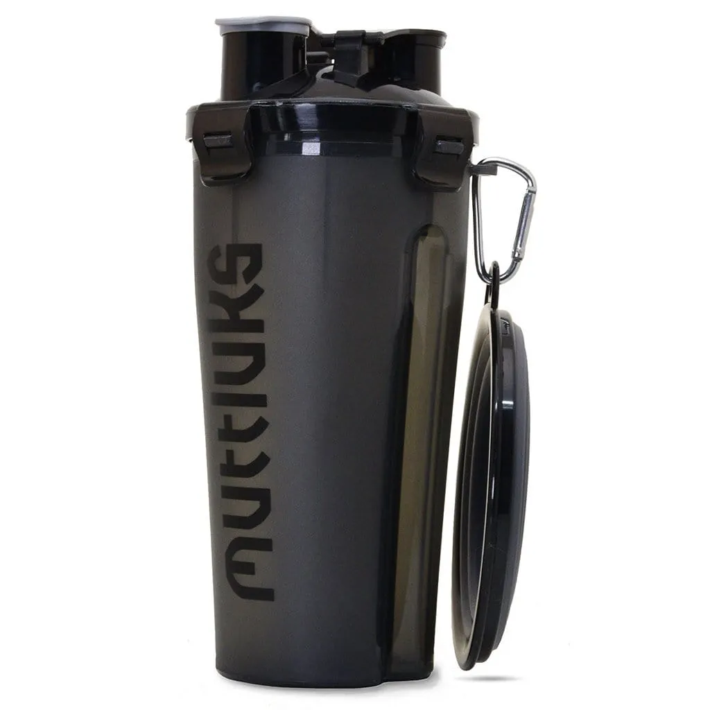MuTTravel 2-in-1 Bottle with Collapsible Dog Bowl