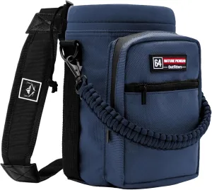 NATURE PIONEOR Insulated Water Bottle Holder with Shoulder Strap for Half/One Gallon 64oz/128OZ Sports Water Jugs Bottles, Carrier/Pouch Sleeve for Outdoor Camping, Hiking,Gym