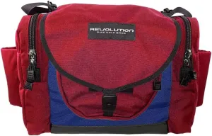 New Revolution Carolina Team Disc Golf Bag V2 - Crimson & Navy Blue
