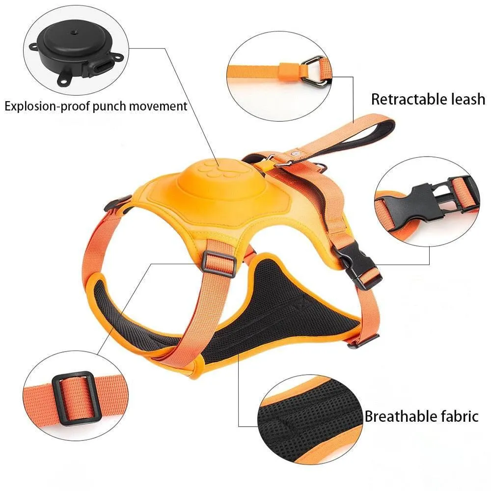 No-Pull Dog Harness - Adjustable Comfortable Training Leash