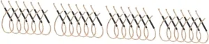NOLITOY 24 Sets Outdoor Fire Starting Tool Camping Fire Starting Ropes Ropes Igniter Portable for Hiking Trekking